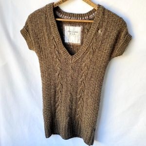 Abercrombie & Fitch Chunky Short Sleeve Sweater Sm